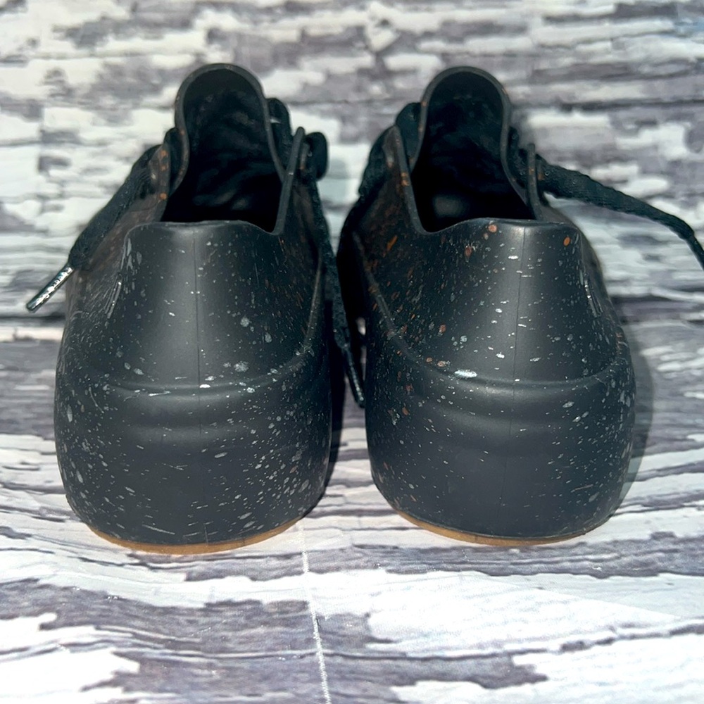 MELISSA - Black with gold/copper/silver Splatter Sneakers - Size 6 - Picture 3 of 9